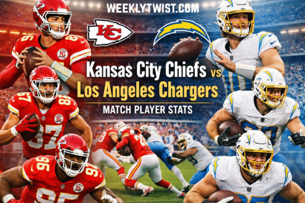 kansas city chiefs vs los angeles chargers match player stats
